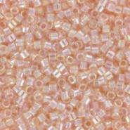 Miyuki delica kralen 11/0 - Transparent pink mist ab DB-1243